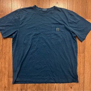 Carhartt Mens Blue Short Sleeve Pocket Tee Size 2XL EUC